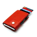 Marvel - Δερμάτινο Πορτοφόλι Ασφαλείας Κόκκινο (800105), με τραπεζικές κάρτες