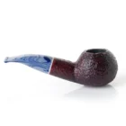 SAVINELLI - Oceano Dark Brown 320 Rustic Πίπα Καπνού, ξύλινη, καφέ, μπλε επιστόμιο