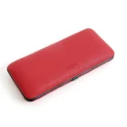 SAVINELLI - Κόκκινη Δερμάτινη Πουροθήκη 3 Πούρων (Τ567ΒΚ)