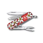VICTORINOX - Classic SD Edelweiss (0.6223.840) ελβετικός σουγιάς κόκκινος με άσπρα λουλούδια