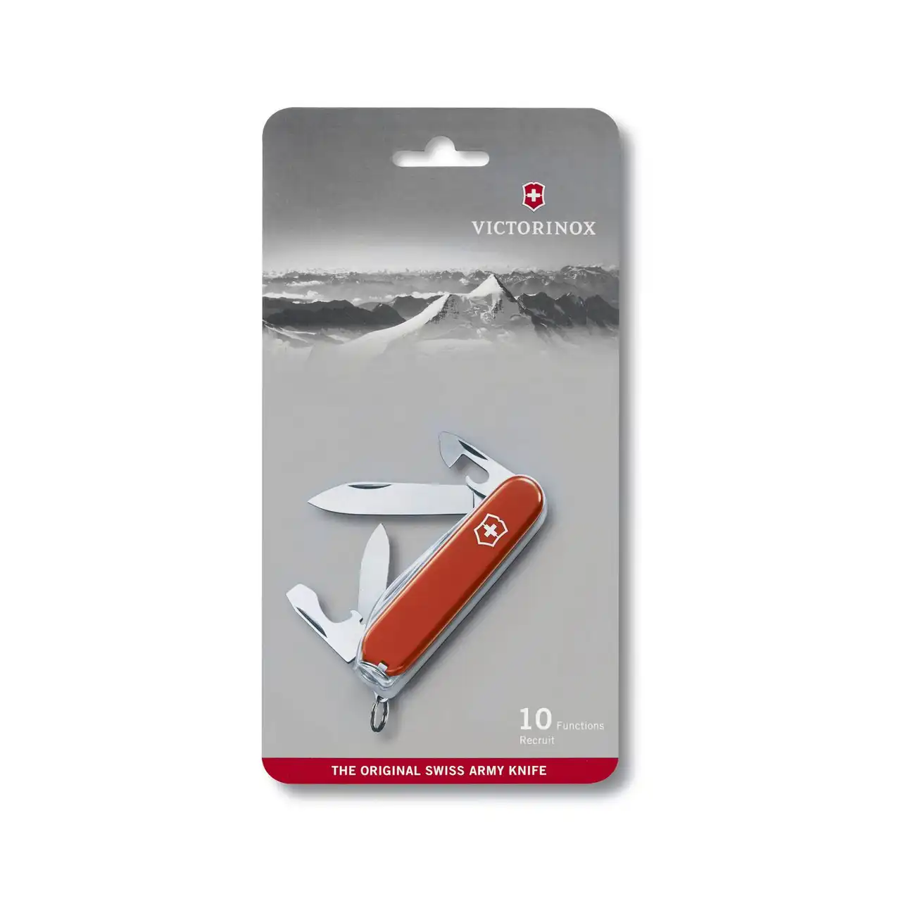 VICTORINOX - Recruit Red Blister Pack (0.2503.B1) ελβετικός σουγιάς κόκκινος