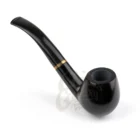 Λεία Μαύρη Brandy Πίπα Καπνού από Έβενο (309992)