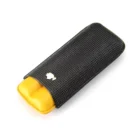 Δερμάτινη Πουροθήκη Ring 56 (1205-COH), μαύρη-κίτρινη