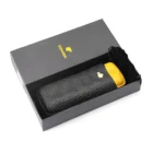 Δερμάτινη Πουροθήκη Ring 56 (1205-COH), μαύρη-κίτρινη, σε κουτί