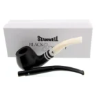 STANWELL- Black & White Mat model 407 Πίπα Καπνού, ξύλινη, μαύρη