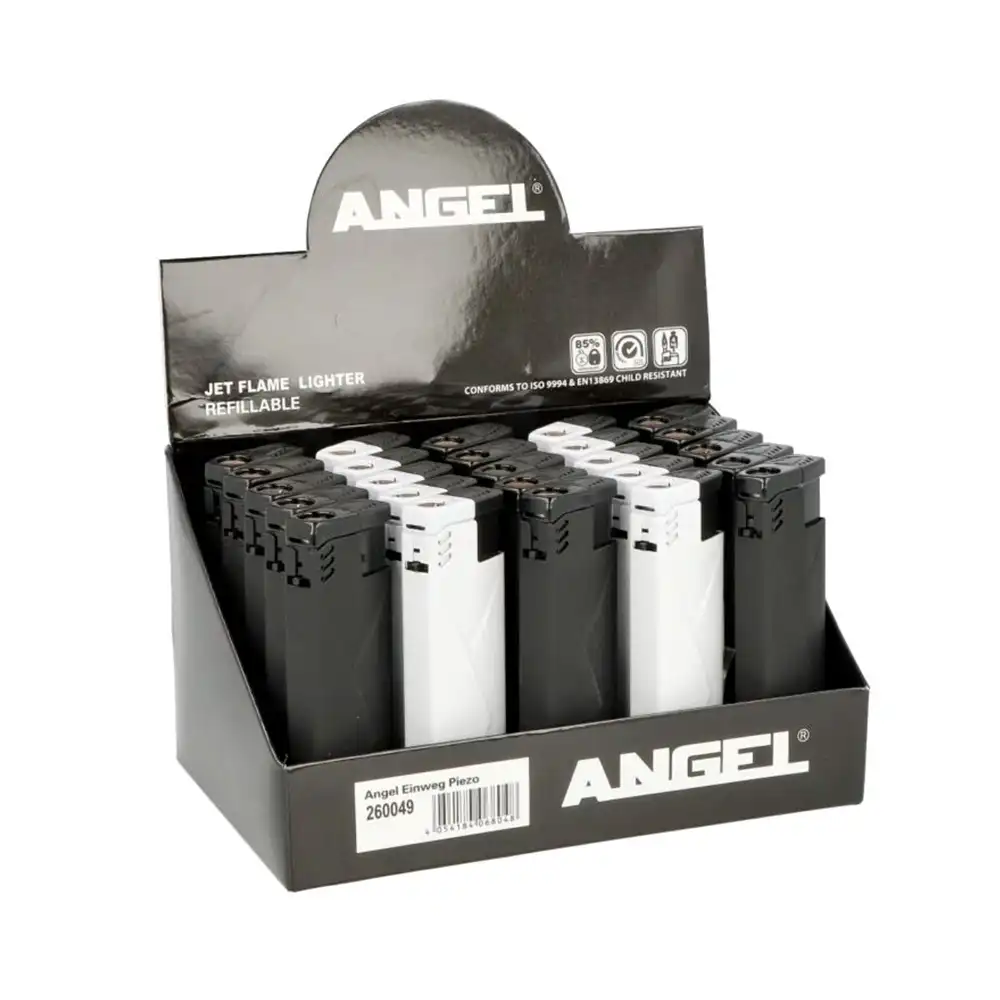 ANGEL - Αναπτήρας Μονού Jet σε 2 χρώματα (260049)