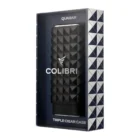 COLIBRI - Quasar Δερμάτινη Τριπλή Πουροθήκη Μαύρη (LC250T1)