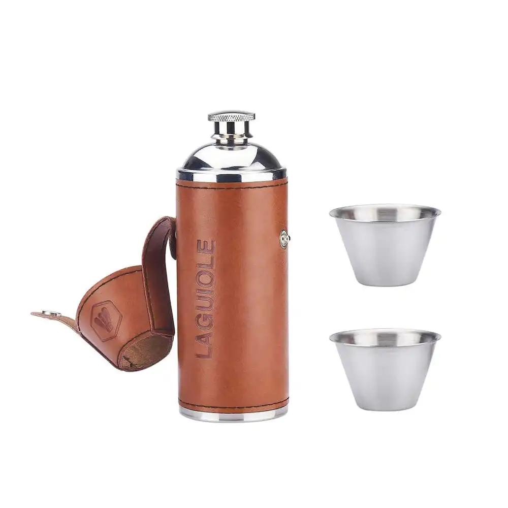 LAGUIOLE - Σετ Φλασκί Αλουμινίου Με 2 Ποτήρια 8oz (40268427)