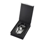 SILVER MATCH - Γυάλινο Φιμέ Τασάκι για ένα πούρο (40519141)