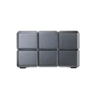 COLIBRI - Heritage Cube Gunmetal Σταχτοδοχείο από το πλάι