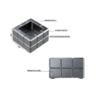 Προδιαγραφές του COLIBRI - Heritage Cube Gunmetal Σταχτοδοχείο