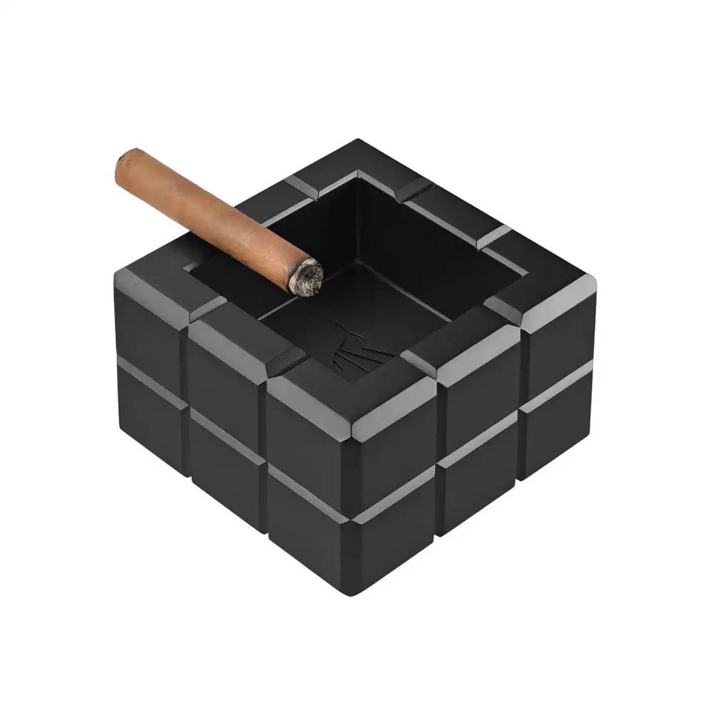 1 πούρο πάνω στο COLIBRI - Heritage Cube Black Σταχτοδοχείο