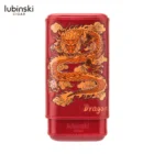 LUBINSKI - Δερμάτινη Θήκη για 3 Πούρα Red Dragon Ring 56