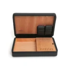 SAVINELLI - Υγραντήρας Ταξιδίου 10 Πούρων Μαύρος Ανοιχτός