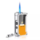 Αναπτήρας Flint Jet με Punch με λογότυπο Cohiba Αναμμένος