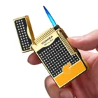 Αναπτήρας Flint Jet με Punch με λογότυπο Cohiba αναμμένος