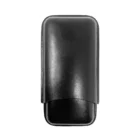 Μαύρη Δερμάτινη Θήκη για 3 Πούρα - Δαχτυλίδι 50