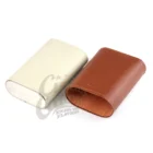 MARVEL - Πουροθήκη Δερμάτινη Brown-Cream με Κέδρο ανοιχτή