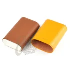 MARVEL - Πουροθήκη Δερμάτινη Yellow-Brown με Κέδρο ανοιχτή