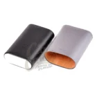 MARVEL - Πουροθήκη Δερμάτινη Grey-Black με Κέδρο ανοιχτή