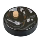 ANGELO - Στρογγυλό Κεραμικό Τασάκι Πίπας με 3 Βάσεις