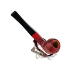 CHACOM - Bulldog XVIII Ίσια Ρουστίκ Πίπα Καπνού μπροστινή όψη