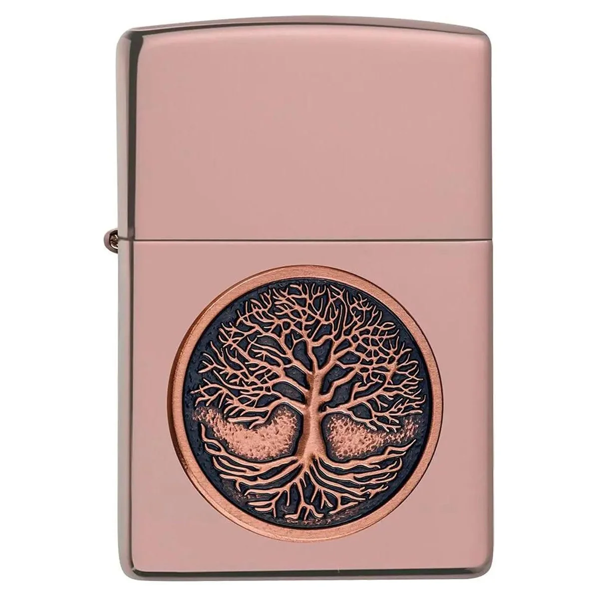 ZIPPO - Tree of Life Emblem Rose Gold Αναπτήρας (49638) Το σχέδιο «Tree of Life» λειτουργεί ως υπενθύμιση της σύνδεσής μας με τη Μητέρα Γη και της εξάρτησής μας από αυτήν για να αναπτυχθούμε και να ανθίσουμε.