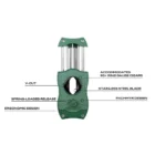 COLIBRI - Πουροκόφτης V-CUT Diamond Green. Με λεπίδες από ανοξείδωτο ατσάλι, κατάλληλο ακόμα και για σχήματα torpedo & piramides και δαχτυλίδια μέχρι 60.