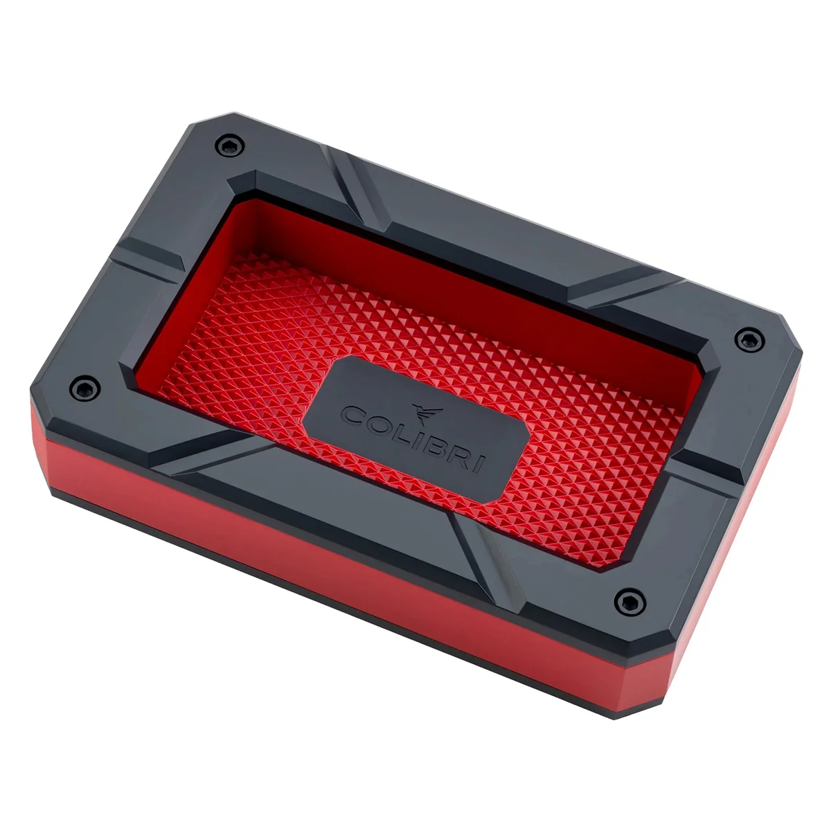 COLIBRI - Rally Κόκκινο Σταχτοδοχείο (AT360T5) Το Rally Ashtray αντλεί έμπνευση από τον κόσμο των αγώνων, αποτυπώνοντας μια αίσθηση κίνησης και σύγχρονου design, που ξεφεύγει από τα συνηθισμένα.