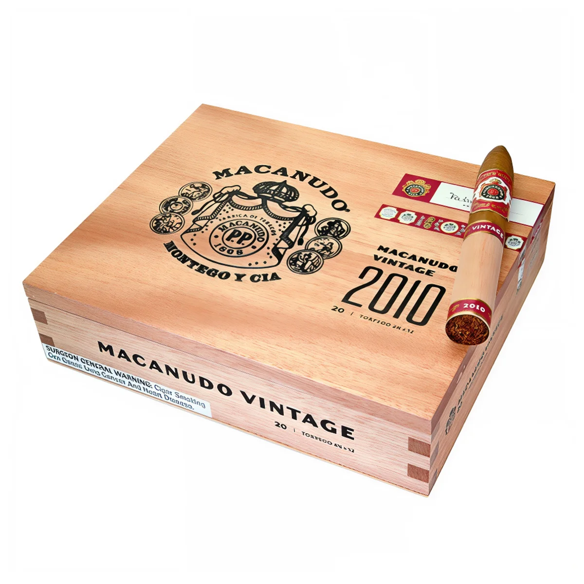 Το Macanudo Vintage 2010 αποτελεί ένα κομψό και ισορροπημένο premium πούρο που δημιουργήθηκε με φύλλα καλλιεργημένα το 2010.
