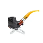 Μια στιβαρή και παράλληλα κομψή καμπυλωτή πίπα με μεταλλικό δαχτυλίδι από την Ιταλική Molina. Σε οικονομική τιμή χωρίς να κάνει συμβιβασμούς στην ποιότητα.