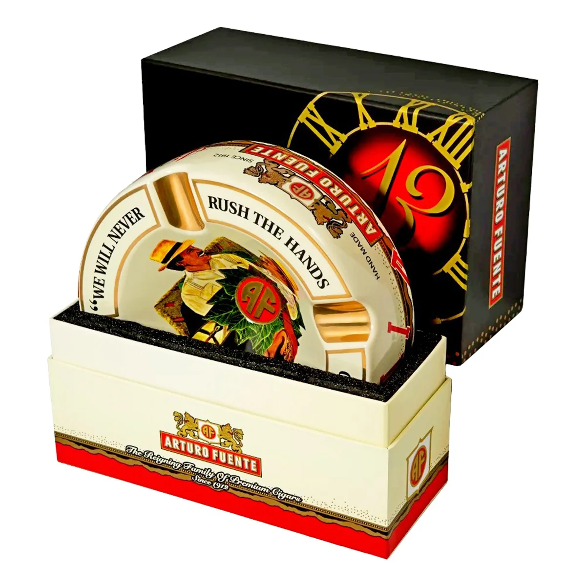 Το Arturo Fuente "Hands of Time"είναι ένας φόρος τιμής στην ιστορία και την καλλιτεχνική ταυτότητα ενός από τους πιο εμβληματικούς οίκους πούρων στον κόσμο.