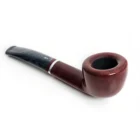 Η Savinelli Lunaria ξεχωρίζει για το ακρυλικό της επιστόμιο, με τόνους που θυμίζουν το φως της σελήνης, από ανοιχτό έως σκούρο γκρι.